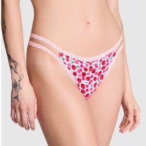PINK Wink Strappy Berry Thong